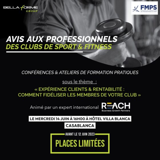 FMPS – Bella forme : Un atelier de formation pour les clubs de sport et fitness