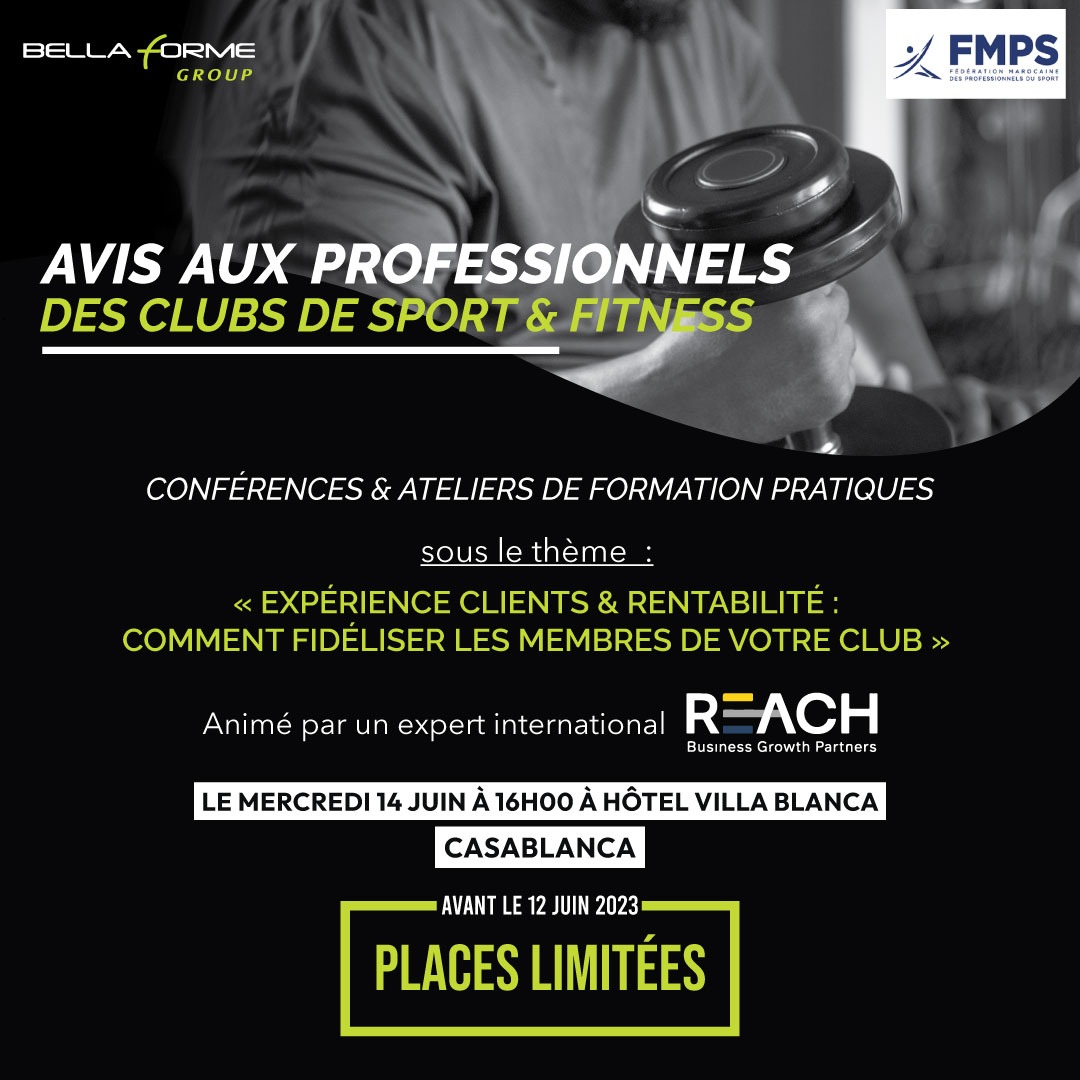 FMPS – Bella forme : Un atelier de formation pour les clubs de sport et fitness