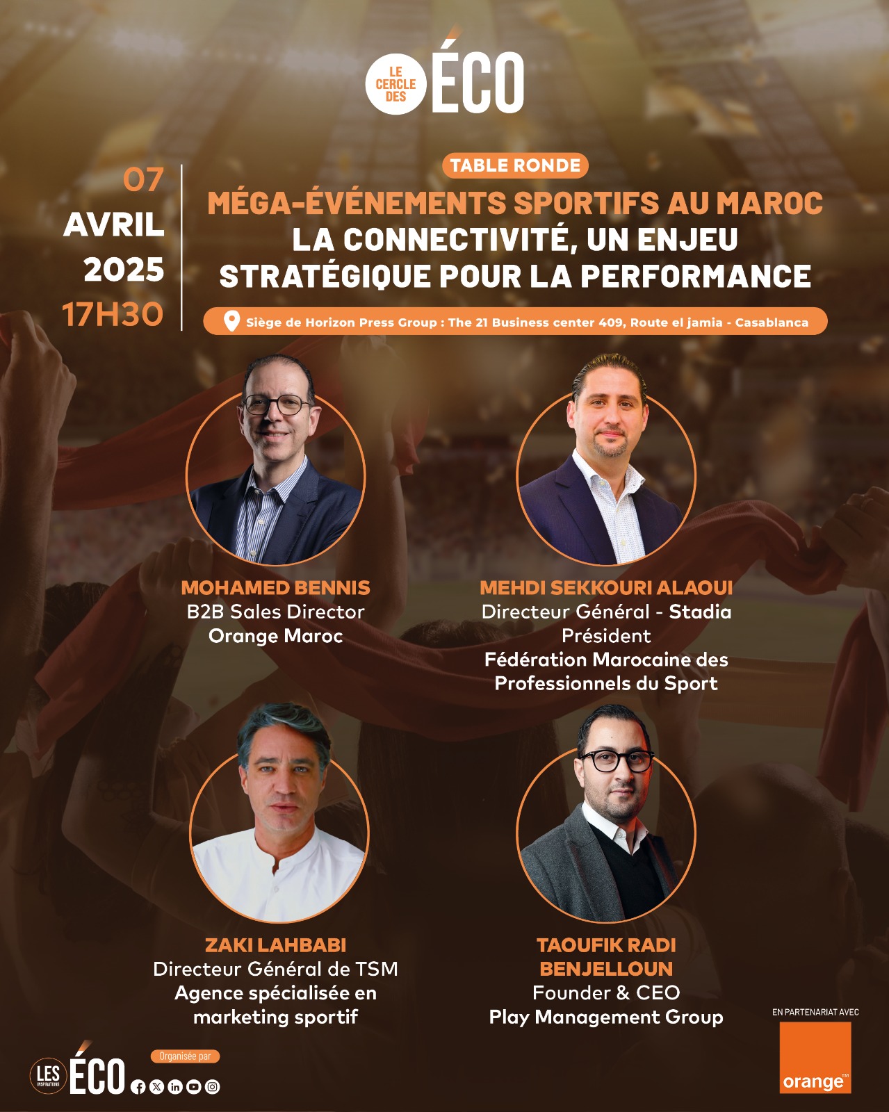 Table ronde : Méga-événements sportifs au Maroc